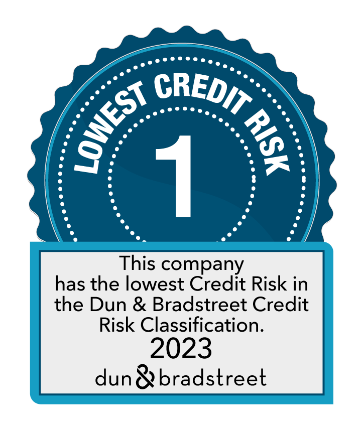 Dun & Bradstreet — alhaisin riskiluokka 1